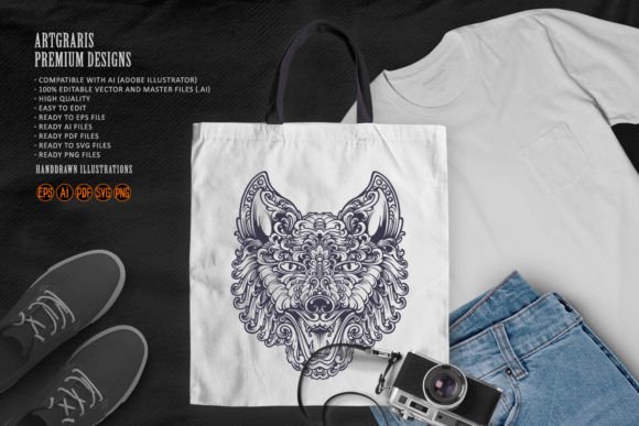 Animal Head Dog Classic SVG
