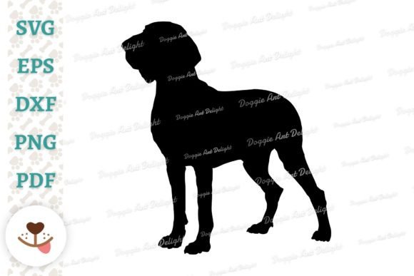 Bracco Italiano Dog Silhouette SVG PNG