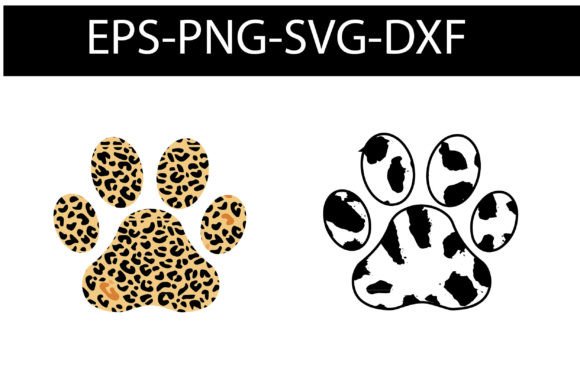 Cheetah Paw Embroidery Design