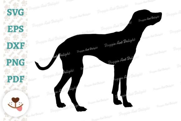 Dalmatian Dog Silhouette SVG PNG DXF EPS