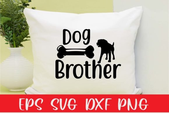 Dog Brother SVG Sublimation Design