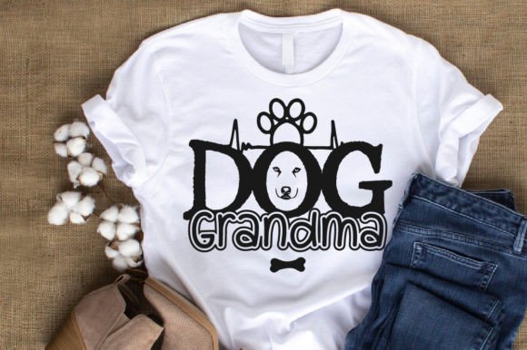 DOG Grandma - SVG Vector Design