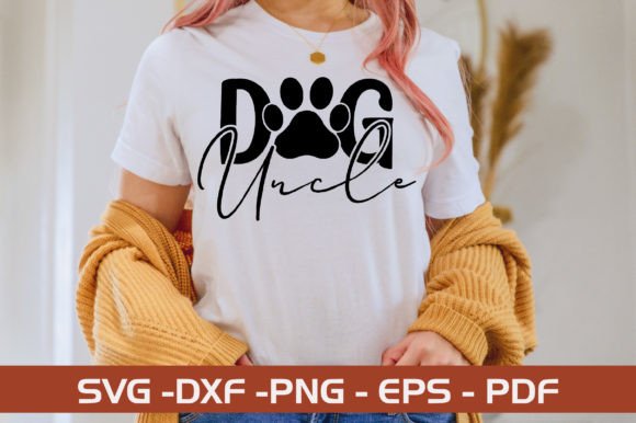 Dog Uncle SVG Design