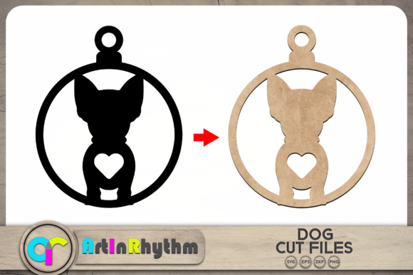 German Shepherd Dog Keychain SVG