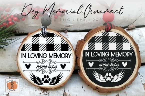 In Loving Memory Dog Memorial Ornament