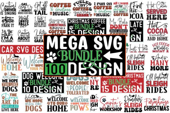 Mega SVG Bundle 100 Design