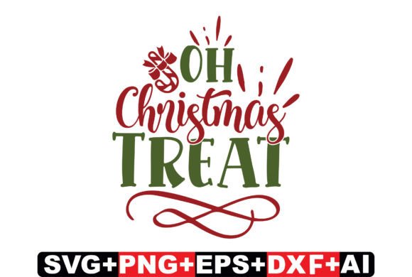 Oh Christmas Treat Dog SVG