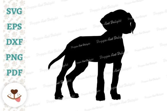 Pointer Puppy Dog Silhouette SVG PNG
