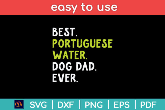 Portuguese Water Dog Dad Fathers Day Dog