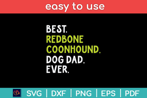 Redbone Coonhound Dog Dad Fathers Day