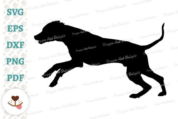 Rhodesian Ridgeback Dog Silhouette SVG