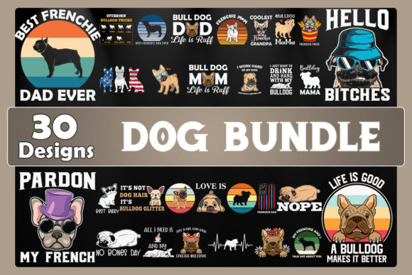 Testing the Dog Bundle 30 Designs
